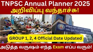 TNPSC Annual Planner 2024  TNPSC Exam 2024  TNPSC Jobs Tamilanjobsofficial [upl. by Pedrick]