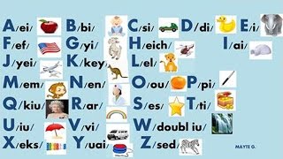 English Alphabet Pronunciation  Alphabet ABC Pronunciation [upl. by Champagne429]