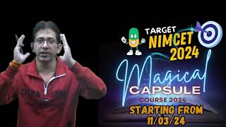 Magical Capsule Course 2024  Impetus Gurukul  NIMCET 2024 exam [upl. by Ahsii]