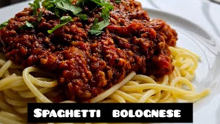 Spaghetti Bolognese Authentic Italian style Easy Recipe [upl. by Aztinad769]