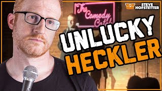 Heckler Owned in 60 seconds Heckler Loses Badly  Steve Hofstetter [upl. by Gadmann233]