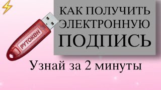 Как получить электронную подпись пошаговая инструкция 2024 г [upl. by Esidnak]