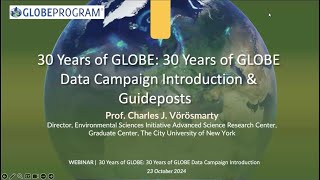 30 Years of GLOBE Data Campaign Introduction [upl. by Weihs]