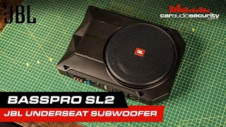 JBL BassPro SL2 SUPER COMPACT Active car subwoofer  Car Audio amp Security [upl. by Maris]