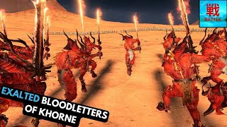 Exalted Bloodletters of Khorne  Unit Focus [upl. by Feola593]