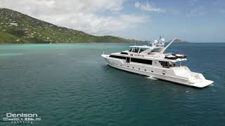 112 Broward Yacht Walkthrough LADY SHARON GALE [upl. by Alpert]