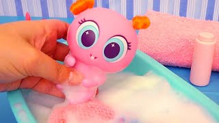 Nerlie Care  How to Take Care of Your Neonate Baby  Toys and Dolls Fun for Kids  Sniffycat [upl. by Gatias749]