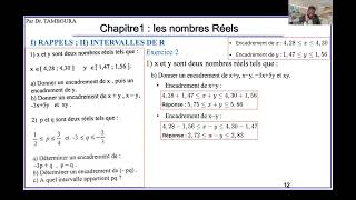 Exercices de Mathématiques Niveau 3e Chapitre 1  les nombres Réels Partie2 Encadrement [upl. by Dat]