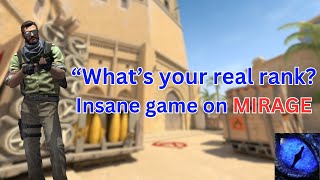 quotWhats your real rankquot 41 kills on Mirage [upl. by Ymme]