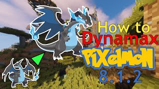 How to DYNAMAX POKEMON GUIDE Pixelmon 812 Update [upl. by Ellga]