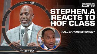 Stephen A shares his thoughts on the 2024 NBA Hall of Fame Ceremony 👏🏀  First Take [upl. by Etteniotnna]