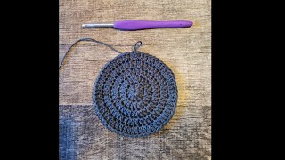 RondjeCirkel haken voor beginners heel makkelijk roundCircle crochet for beginners very easy🧶 [upl. by Raychel]