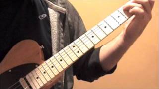 Aerosmith Adams Apple Guitar Solo Lesson Part 1 [upl. by Marieann]