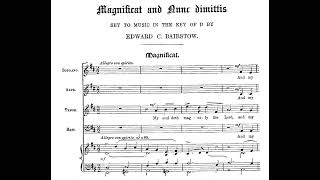 Edward Bairstow  Magnificat in D score video [upl. by Ainit]