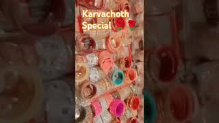 karvachauth markit view  festival days [upl. by Aicerg]