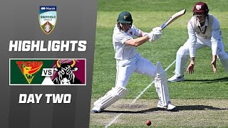 Tasmania v Queensland  Sheffield Shield 202324  Day 2 [upl. by Evilc196]