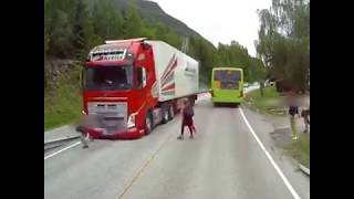 Volvo emergency brakes saved the kids life  Must Watch [upl. by Diandra485]