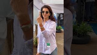 Anita Raj spreading the importance of voting as she spotted after voting [upl. by Meryl]