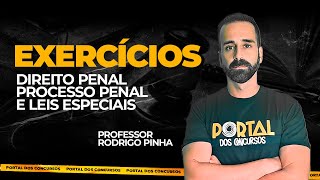 Concurso PMERJ Soldado FGV  Direito Penal  Processo Penal e Leis Especiais  Prof Rodrigo Pinha [upl. by Eloise948]