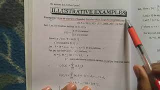 Riemann integration5  Bounded function Which is not reimann integrable [upl. by Nunciata]