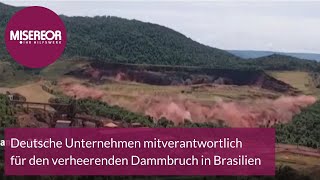 Deutsche Unternehmen mitverantwortlich für den verheerenden Dammbruch in Brasilien [upl. by Nerrad]