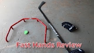 Fast Hands Review Ice Hockey Stickhandling Trainer Training Aid  Stick handling off ice [upl. by Aidualc]