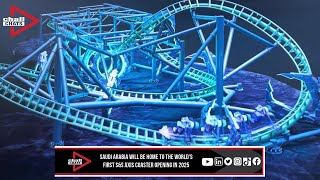 Saudi Arabia Will Open the Worlds First Axis Coaster In 2025  Theme Park News  Chall Chats [upl. by Madden]