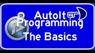 AutoIt Programming Tutorial 1  The Basics [upl. by Ailsun23]