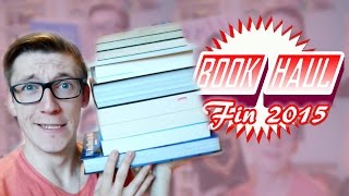 Book Haul Fin 2015│ La Bibliothèque de Misterkev [upl. by Leuqim]