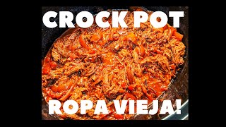 How To Make Ropa Vieja  Crock Pot [upl. by Hepsiba240]