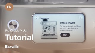 the Oracle™ Jet  Learn how to descale your espresso machine  Breville CAEN [upl. by Quillan]