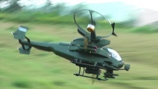 Pandora Warrior Gunship RC Helicopter Flight Review [upl. by Waiter240]