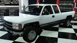 GTA 5  DLC Vehicle Customization  Declasse Yosemite 1500 Chevy Silverado 1500 [upl. by Nunci]