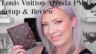 LOUIS VUITTON AGENDA PM SETUP amp REVIEW [upl. by Koball]