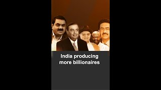 India producing more billionaires [upl. by Rednave86]