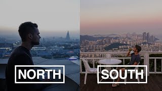 My life in North Korea vs South Korea [upl. by Esinev]