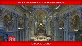 3 November 2023 Holy Mass  Pope Francis [upl. by Asilej]