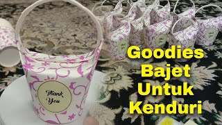 DIY Goodies Mini Bag Dari Cawan Kertas  Idea untuk hadiah kenduri [upl. by Schaumberger]