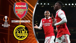 Arsenal vs BodøGlimt Extended Highlights  UEL Group Stage MD 3  CBS Sports Golazo [upl. by Ttennej]