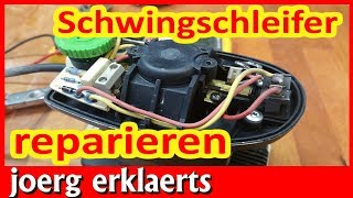 Maschine lässt sich nicht mehr einschalten Schleifgerät Rutscher reparieren Festool Tutorial Nr 214 [upl. by Ahsikad357]