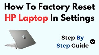 How To Factory Reset HP Laptop In Settings Windows 11 [upl. by Delly]