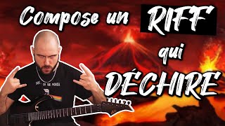 Comment composer un RIFF METAL lourd et intéressant [upl. by Ahsiniuq]