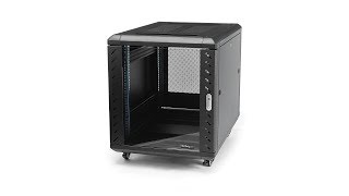 12U KnockDown Server Rack Cabinet with Casters  RK1236BKF  StarTechcom [upl. by Doherty]