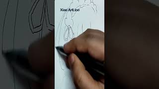 How to draw Ramgirl drawingre zeroWatercolor paintingAnime Girl anime girldrawing rezero [upl. by Hildegard]