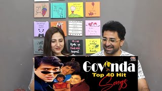 Pak Reacts Govinda Top 40 Songs  90s Bollywood actor Govinda Hit Video Songs  Filmy Entertainemnt [upl. by God]