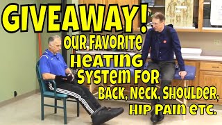 Giveaway Our Favorite Heating System for Back Neck Shoulder Hip Pain etc [upl. by Zabrina]