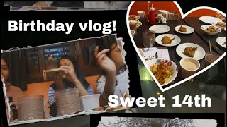 Birthday vlog🩷  dec3rd  heatherday ftfriends 📍Apple bees amp Namsai [upl. by Arlina]