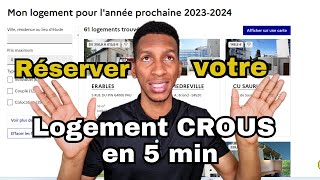 Comment trouver un logement Crous rapidement  faire une réservation Crous [upl. by Hi]