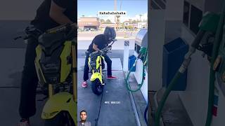 He Cleaned 🪥 Halmet Glass 😅 automobile wheelie dirtbike ebike h2 motorcycle bikelife shorts [upl. by Alilahk]