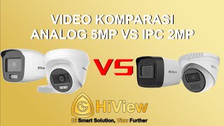 5MP ANALOG VS 2MP IPC [upl. by Ardnac]